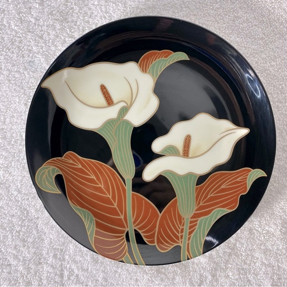Vintage Fitz and Floyd Calla Lily Fine Porcelain Side Plates X4 - Picture 11 of 12
